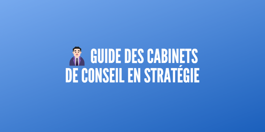 cabinet conseil stratégie